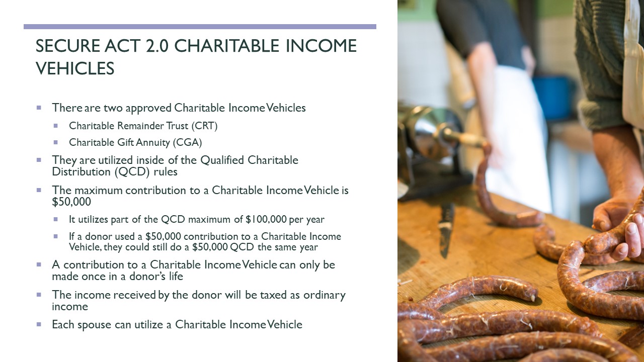 Secure Atc 2.0 Charitable Income Vehicles